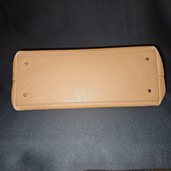 TORY BURCH Britten Tiramisu Leather Convertible Shoulder/Crossbody Bag - Picture 7 of 15